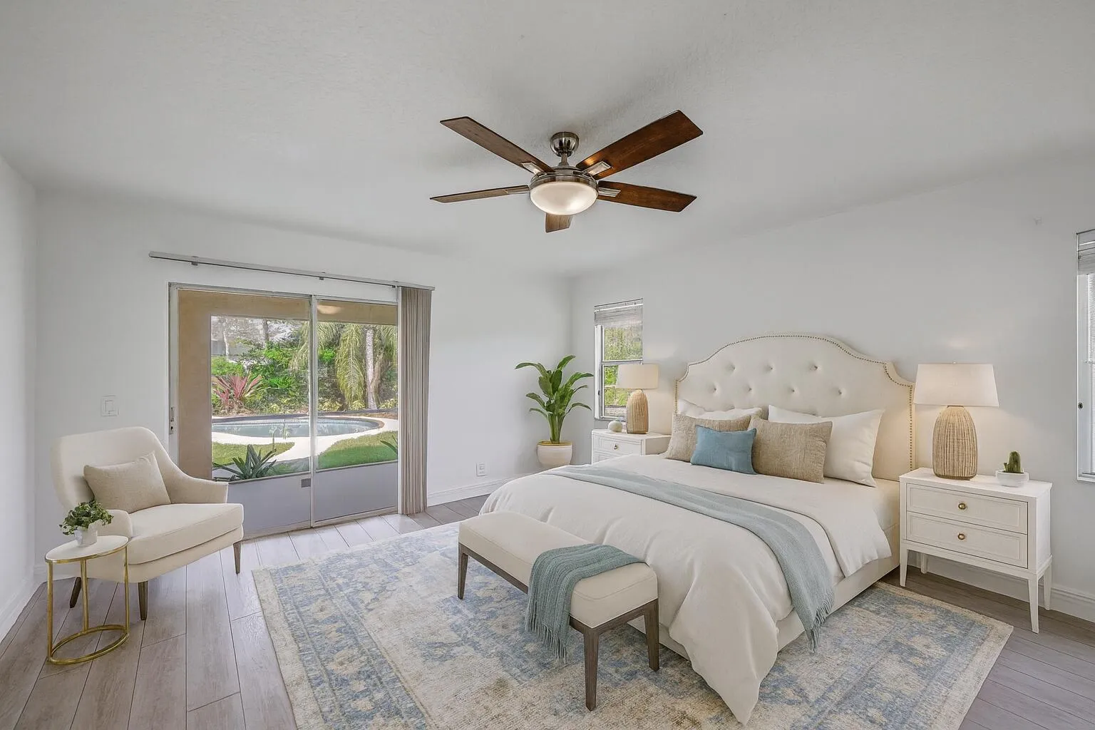 Coastal-Inspired Master Bedroom Retreat
