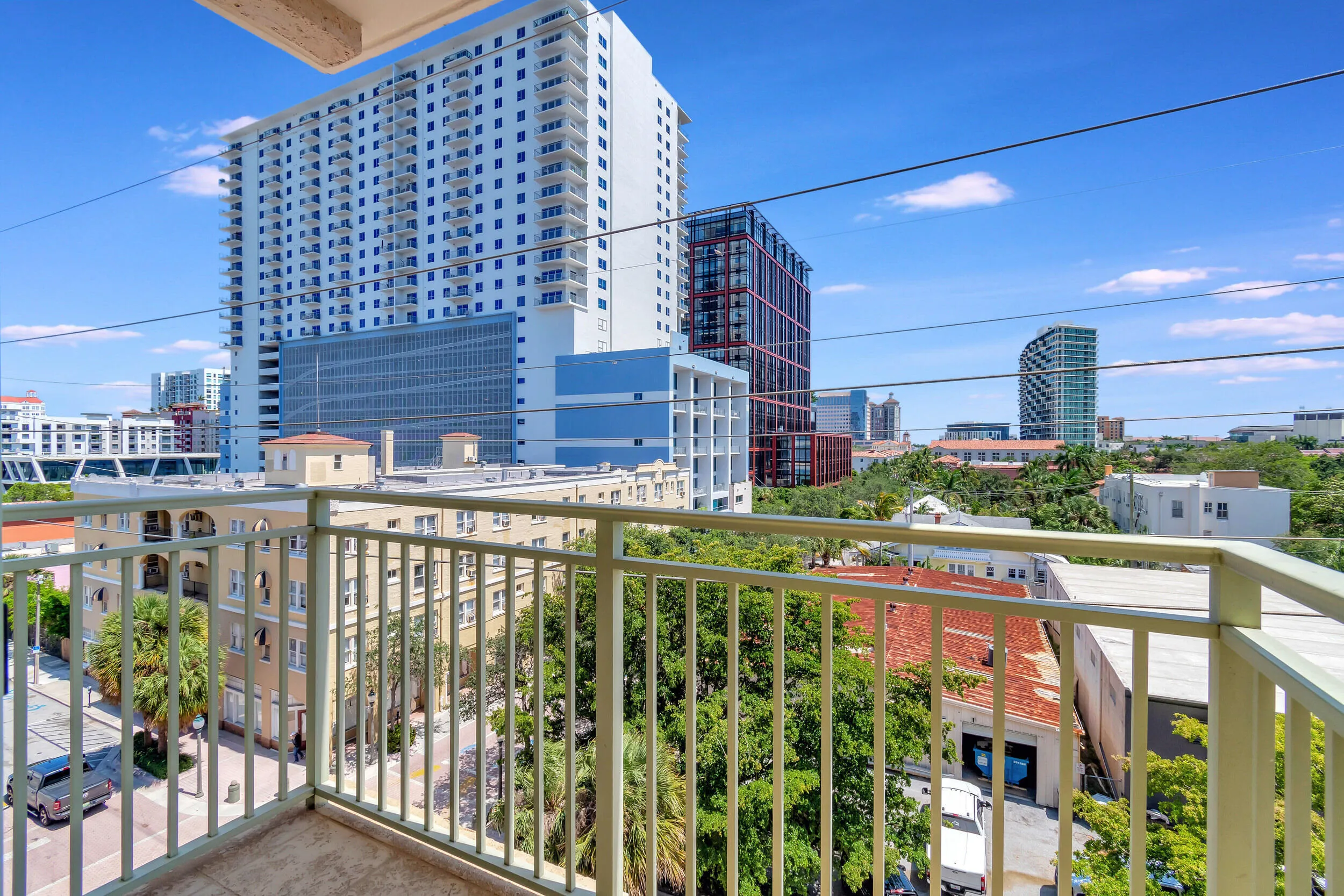 Master balcony view South