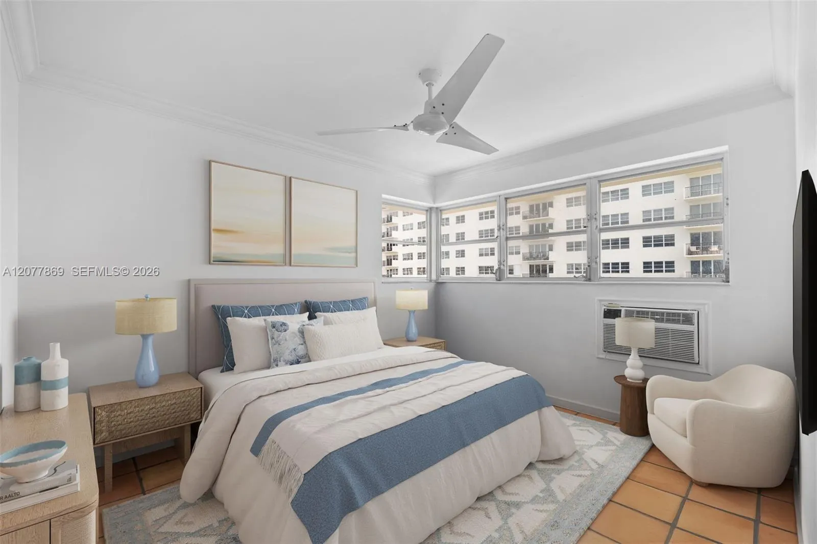 Virtual Staged Bedroom