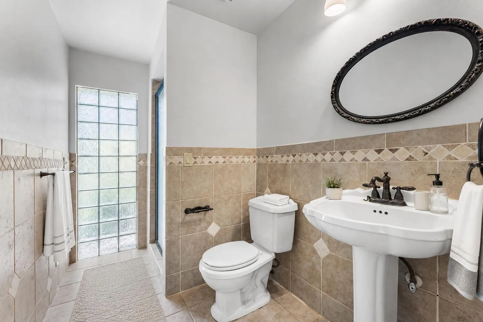Downstairs Full bath