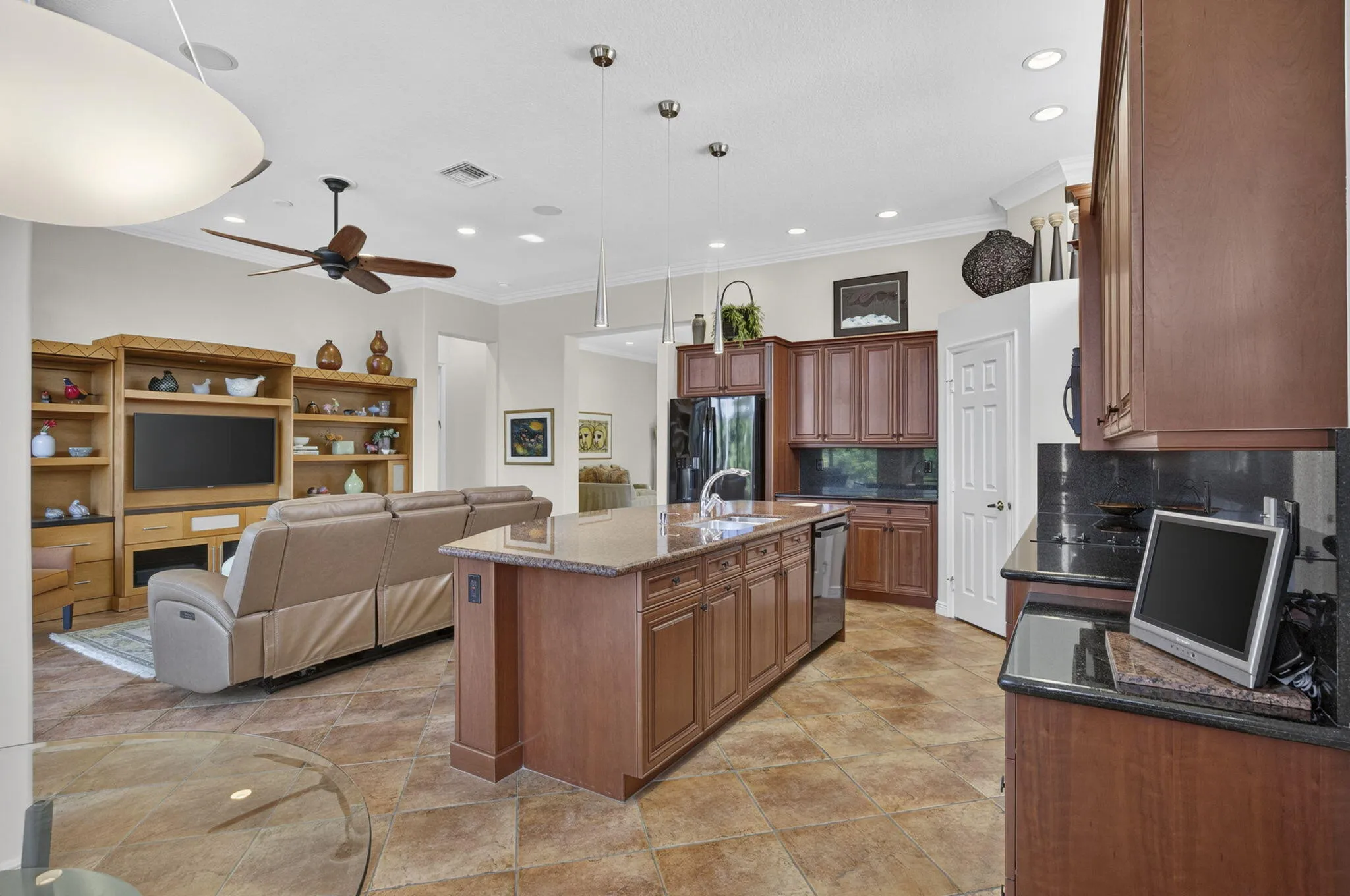 The heart of the home and nice area to gather with friends and family