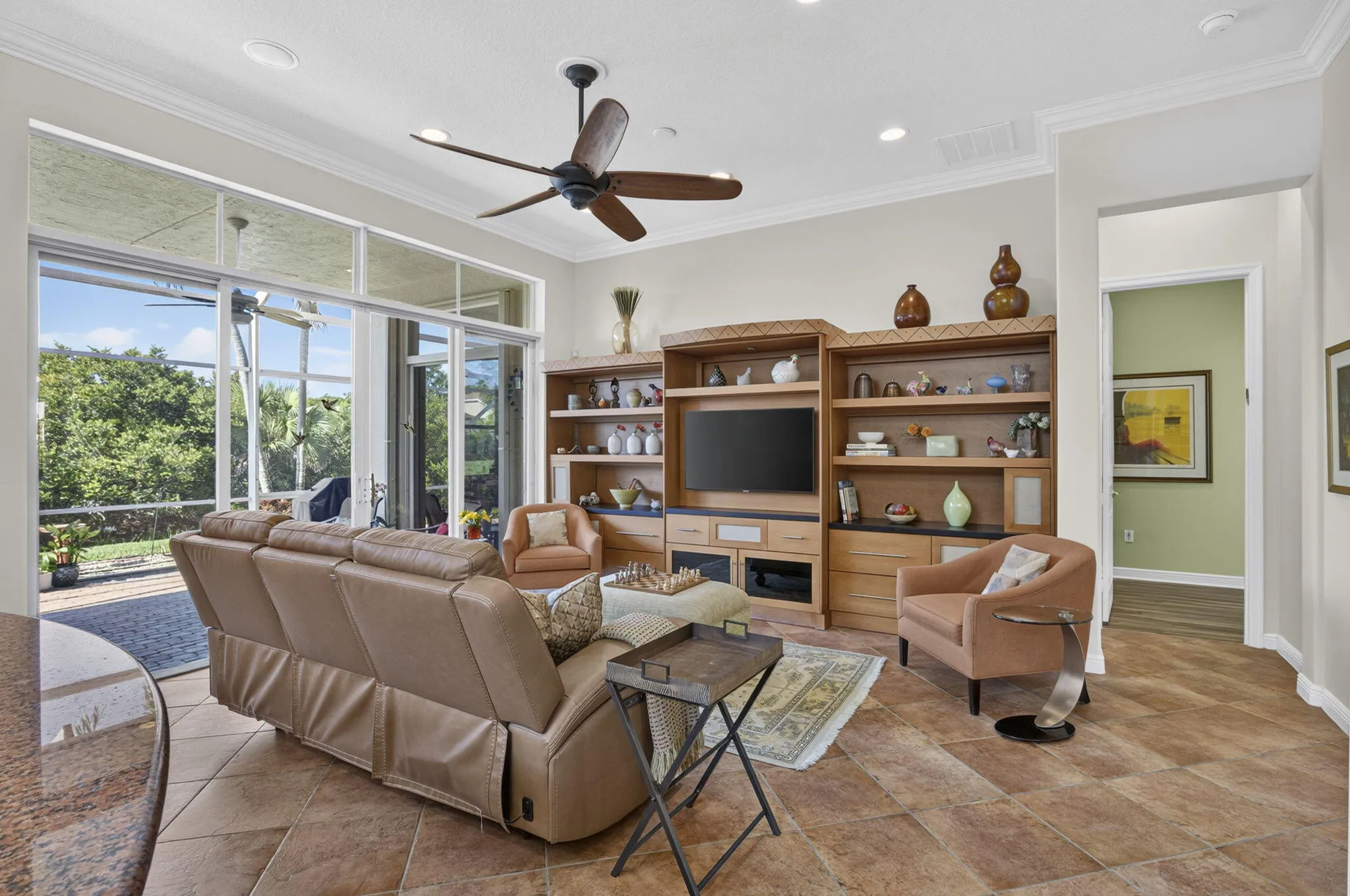Family Room with views