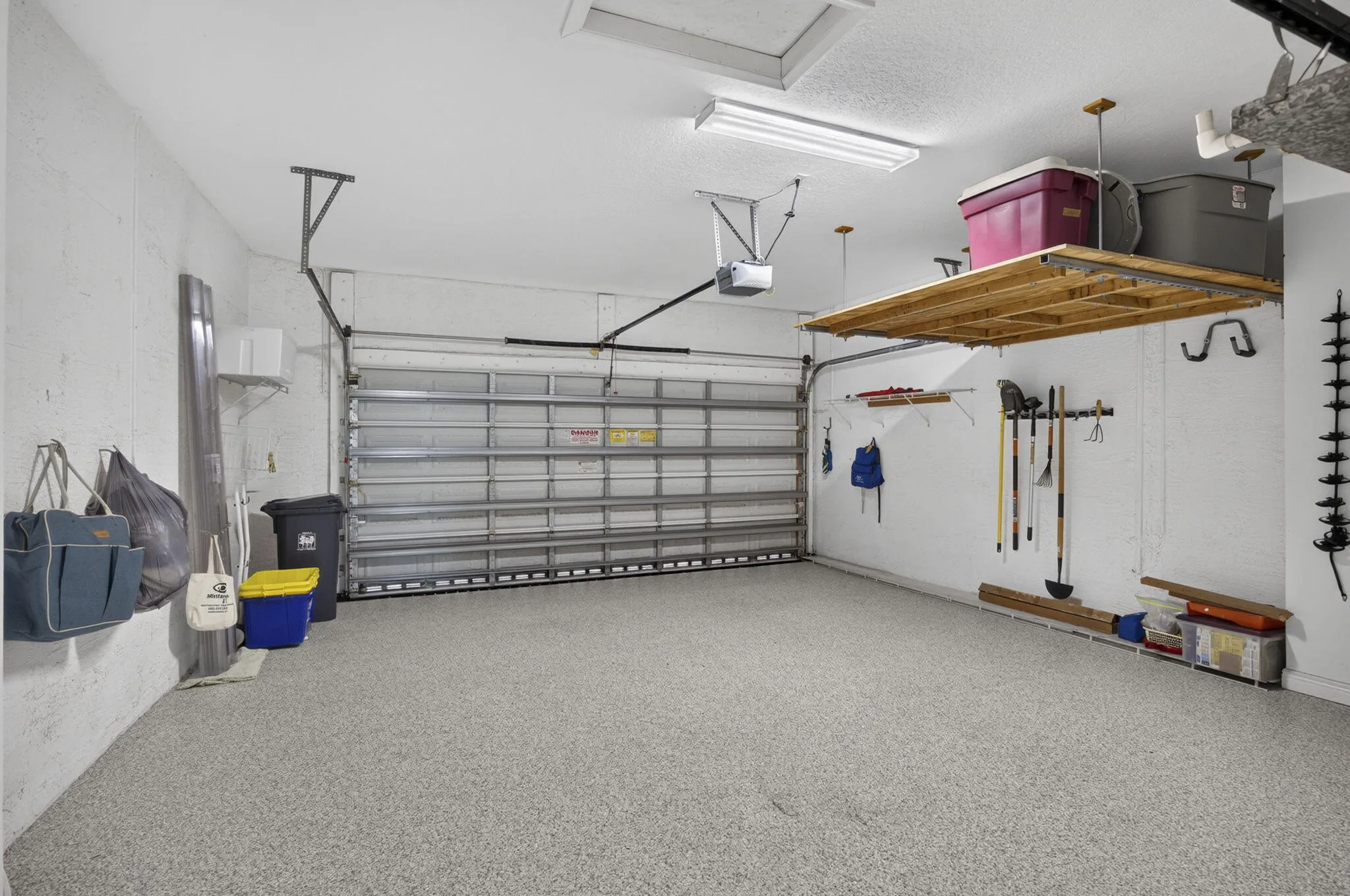 Upgrades - Epoxy Floors and special outlet added for EV Charging