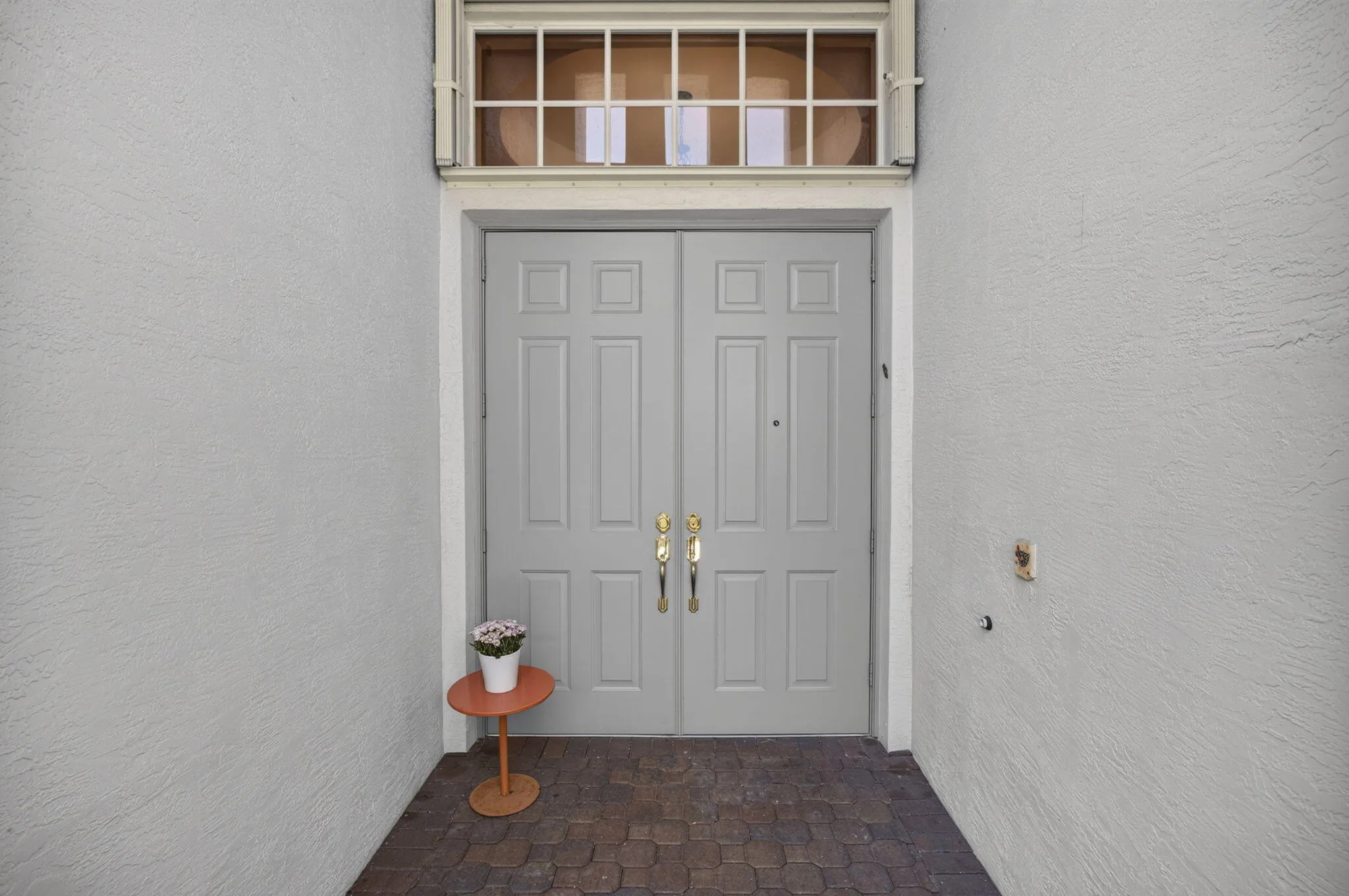 Double Door Covered Entry