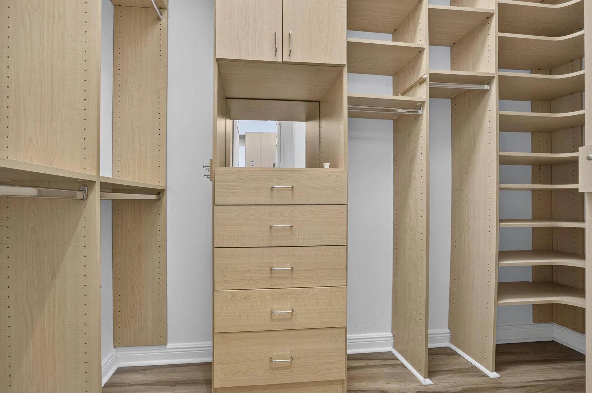 Double Set of Closets in the Primary Suite