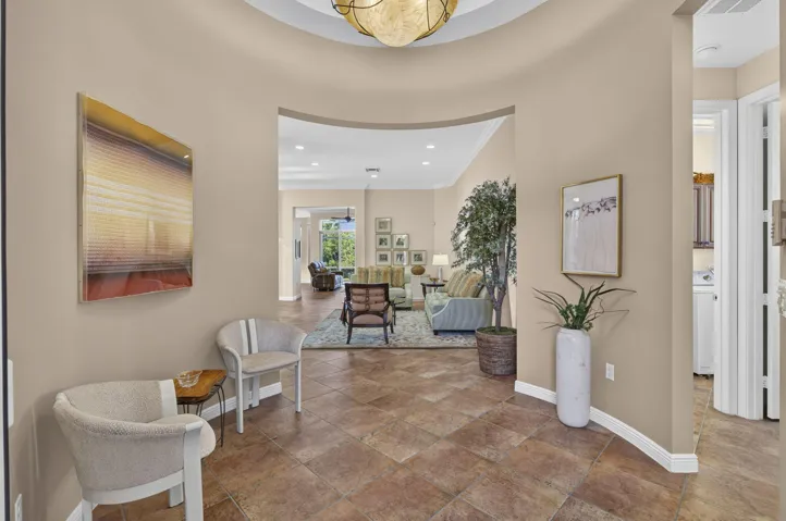 12 FT Ceiling in Foyer