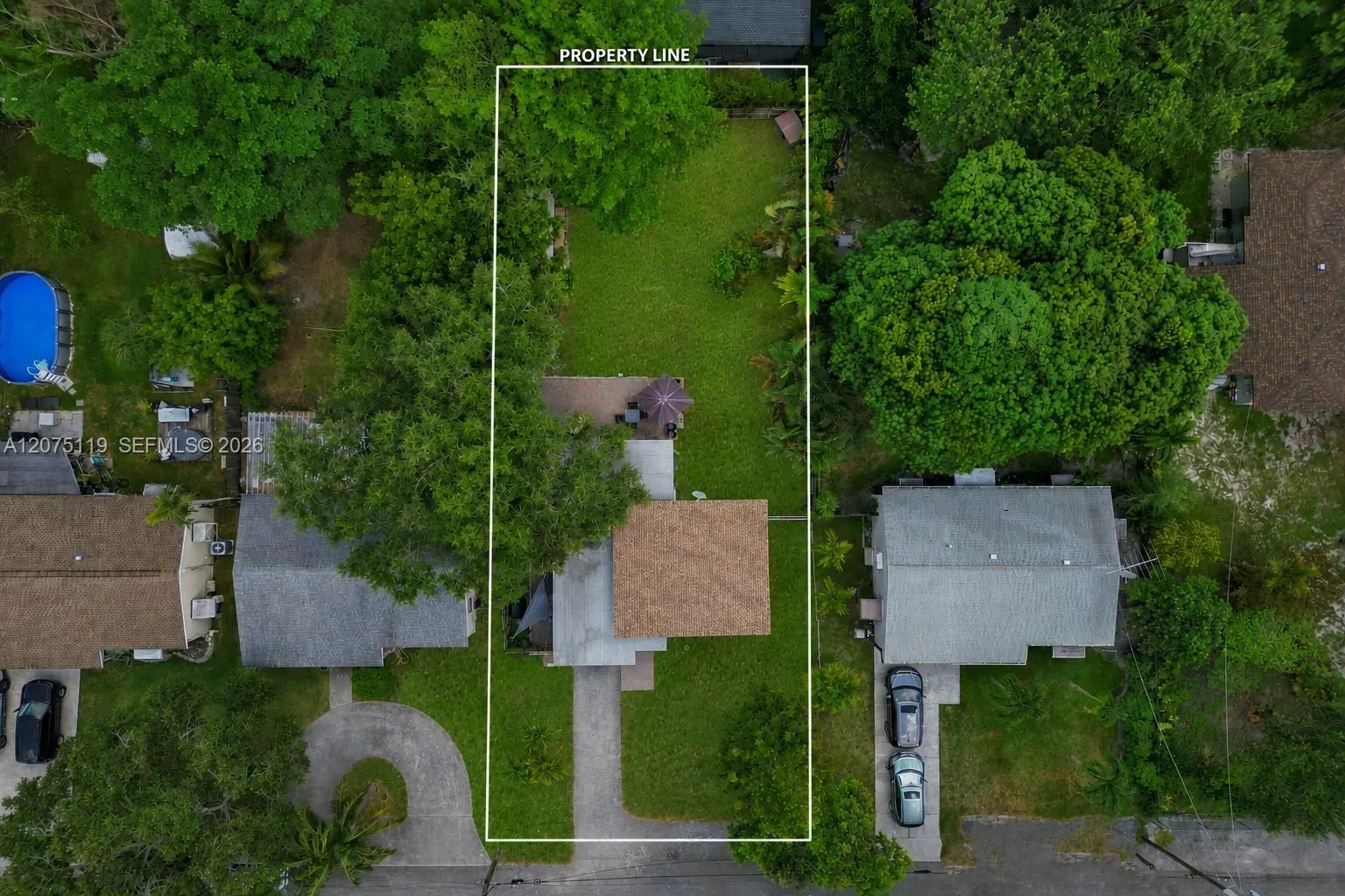 Plenty of land for your dream pool