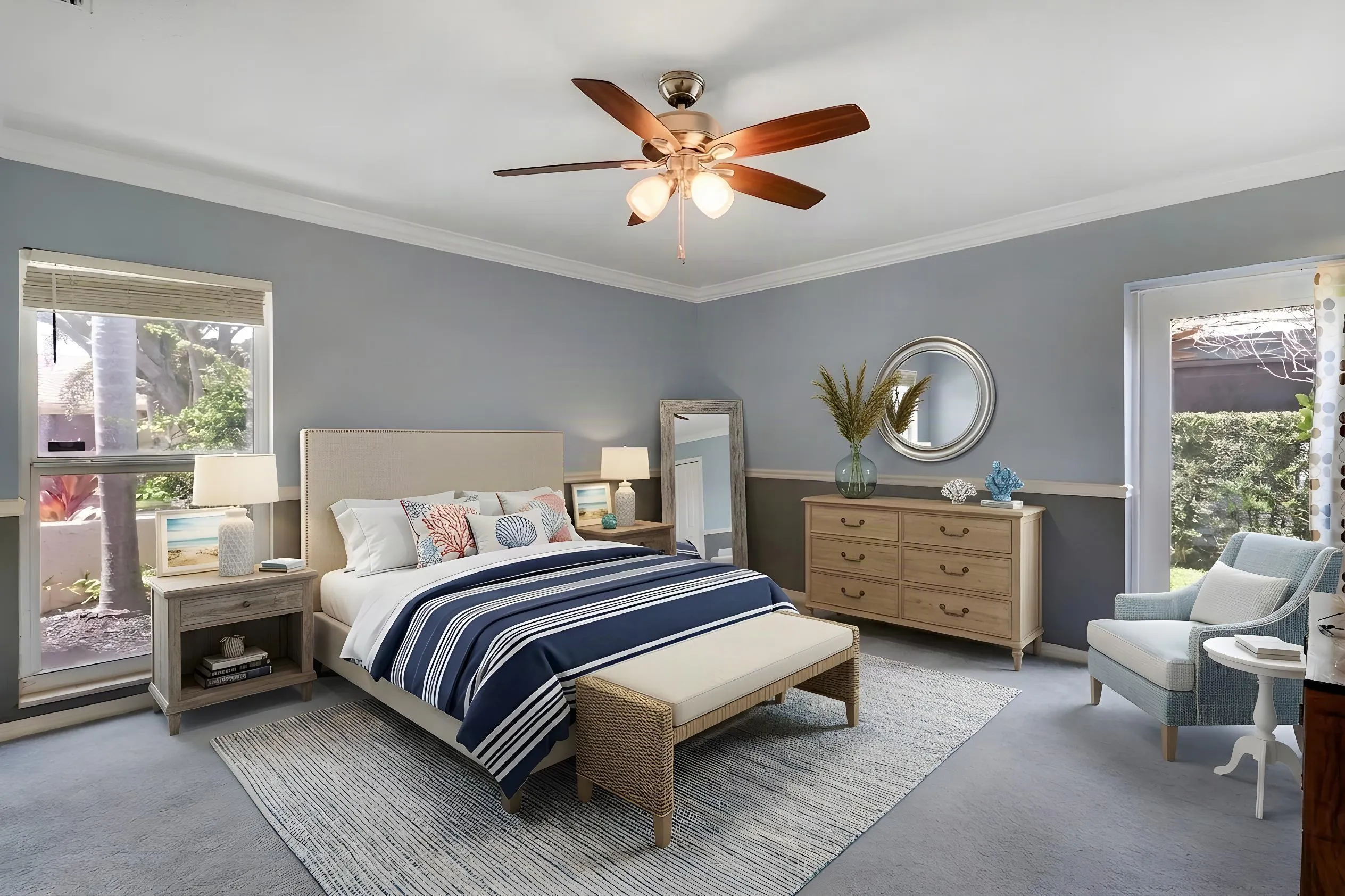 VIRTUALLY STAGED – Shown for design inspiration only.