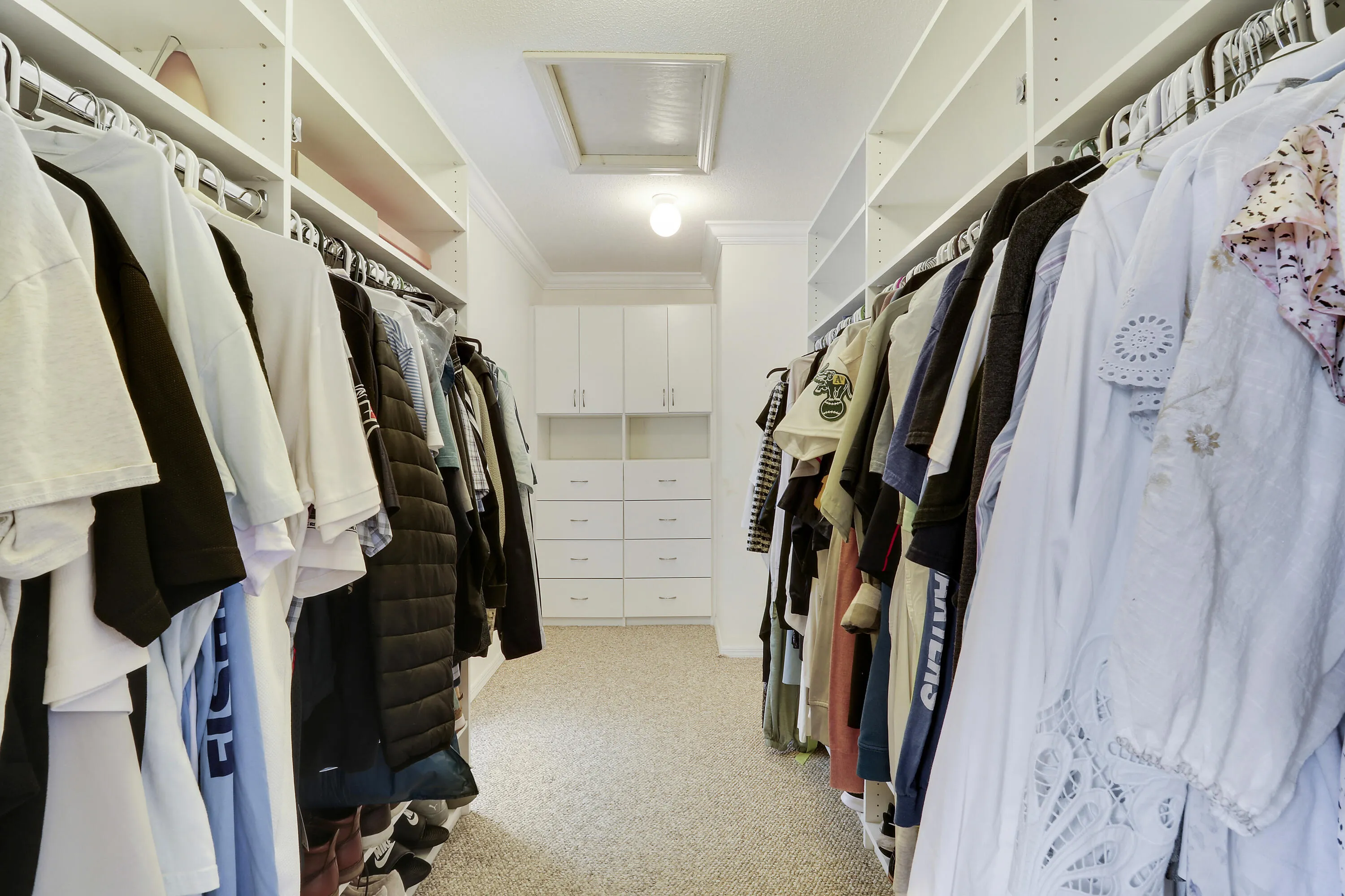 Walk through closet