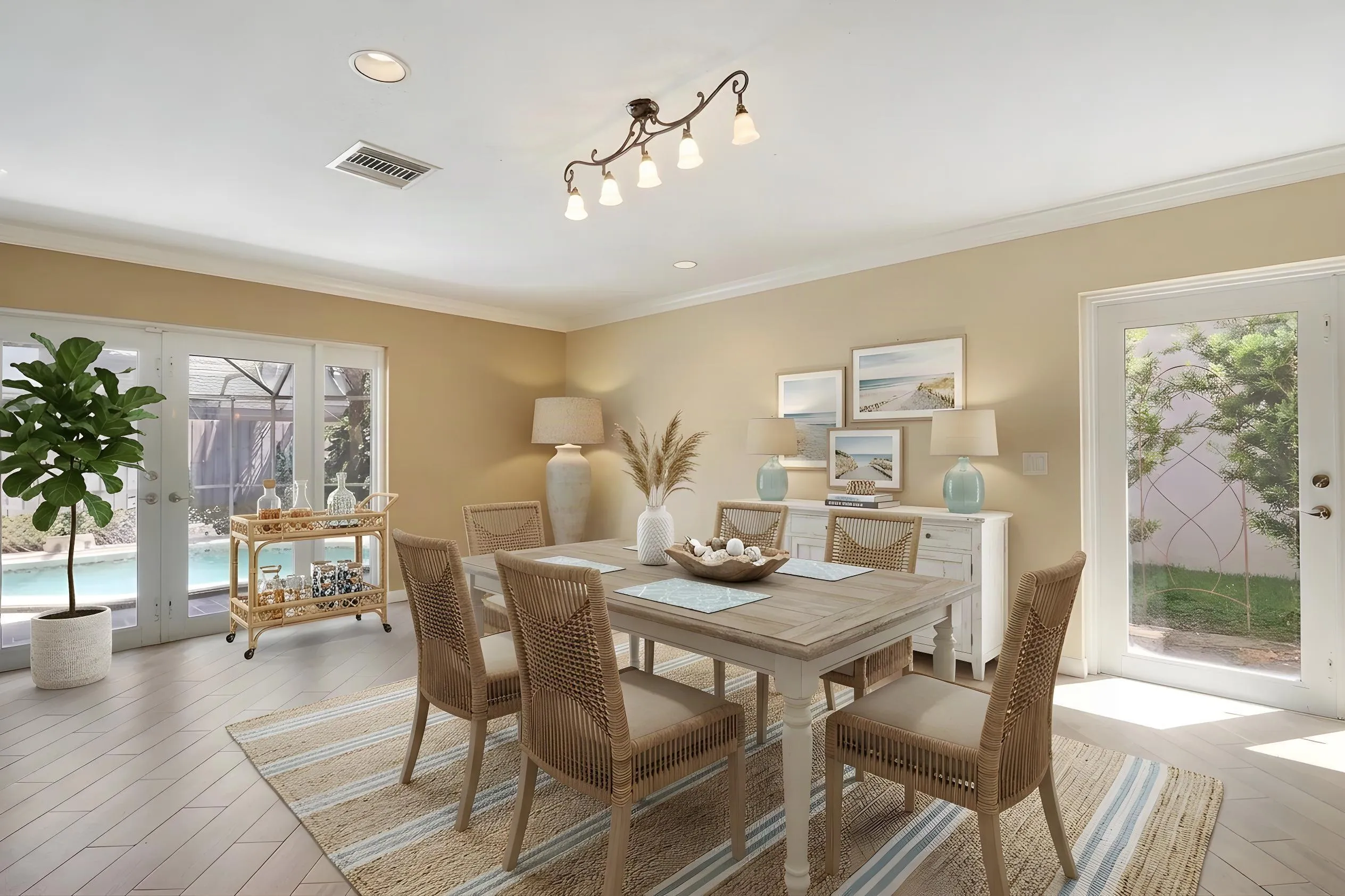 VIRTUALLY STAGED – Shown for design inspiration only.