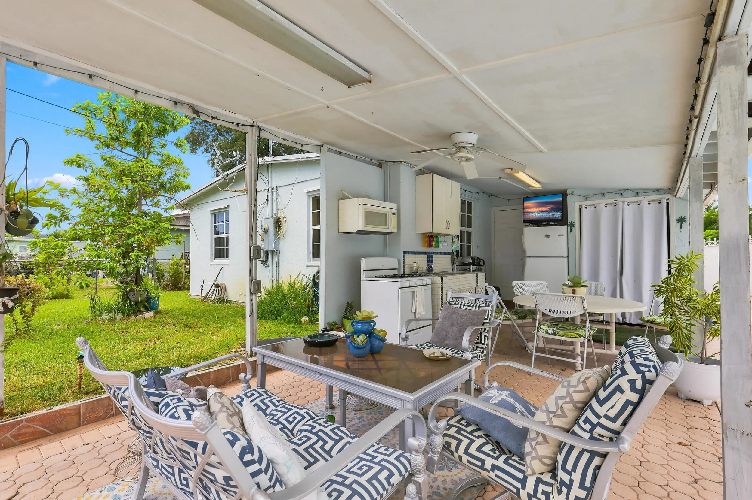 rear porch