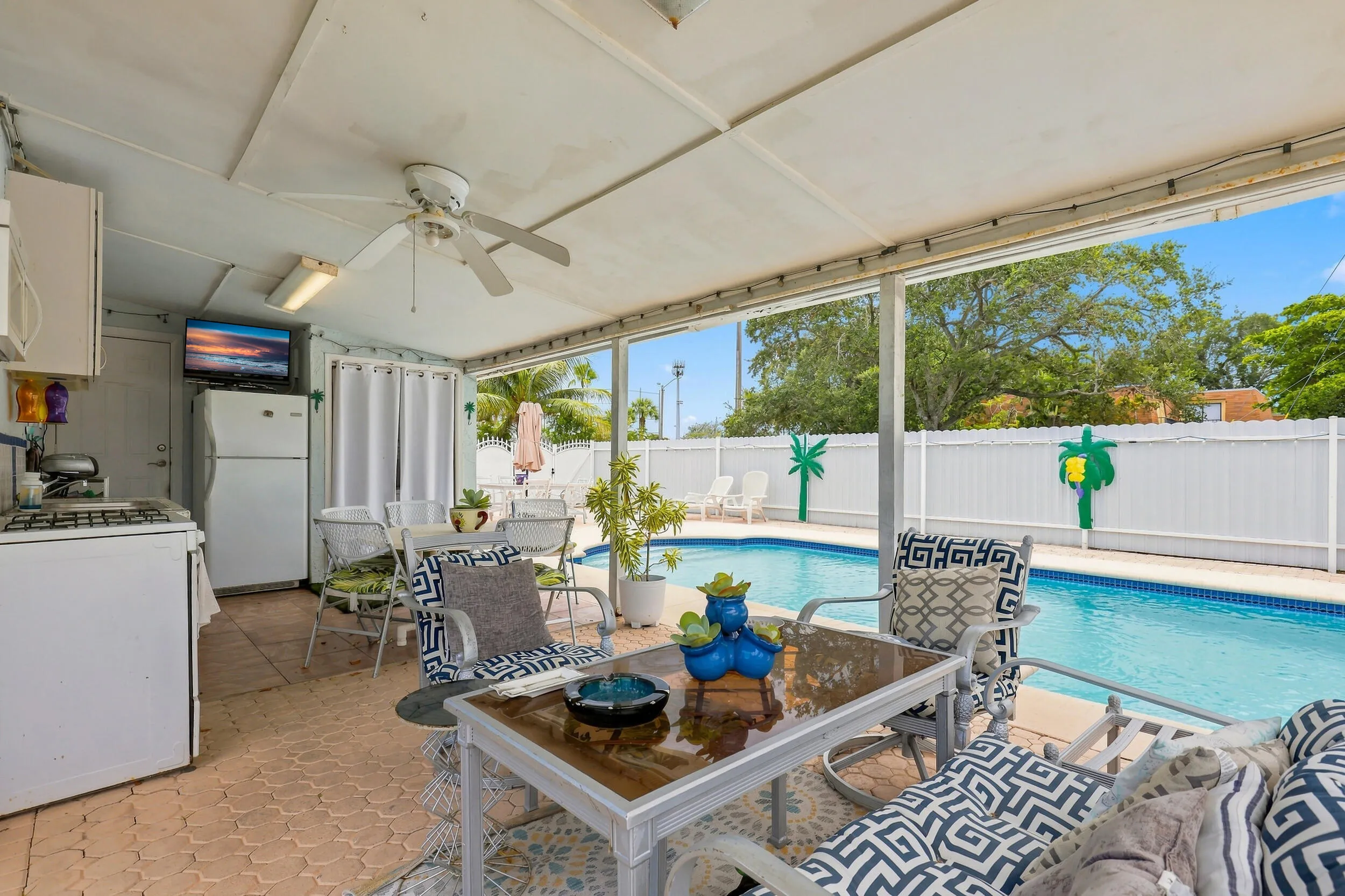 rear porch