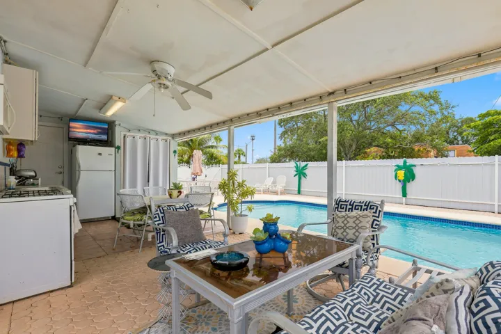 rear porch
