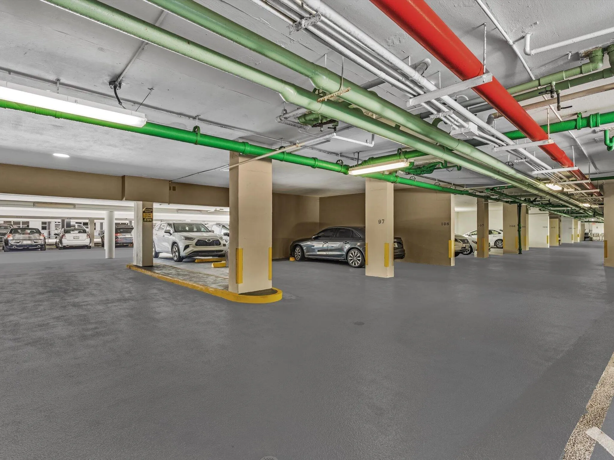 Covered Parking in Gated Garage