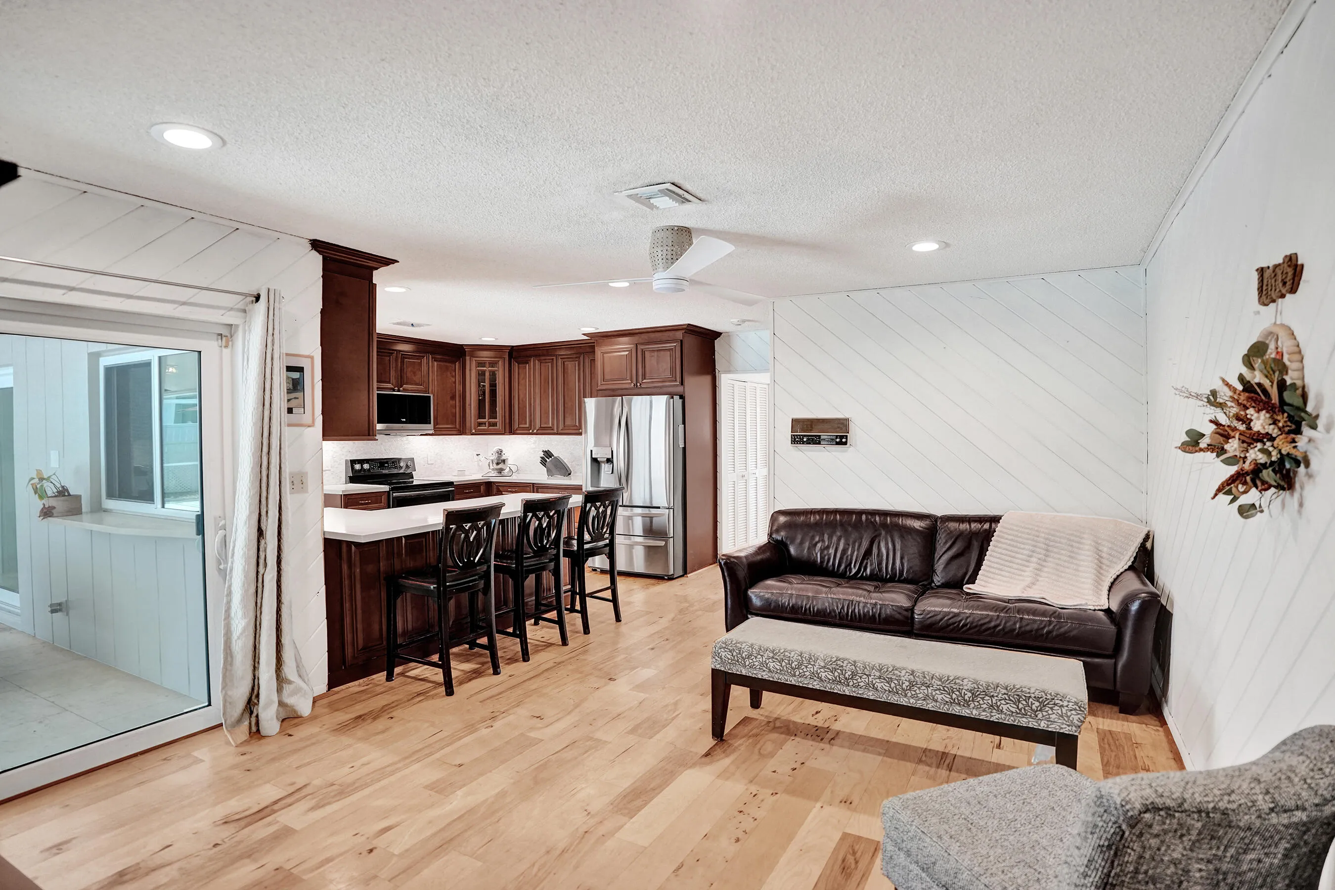 Family room off the Kitchen