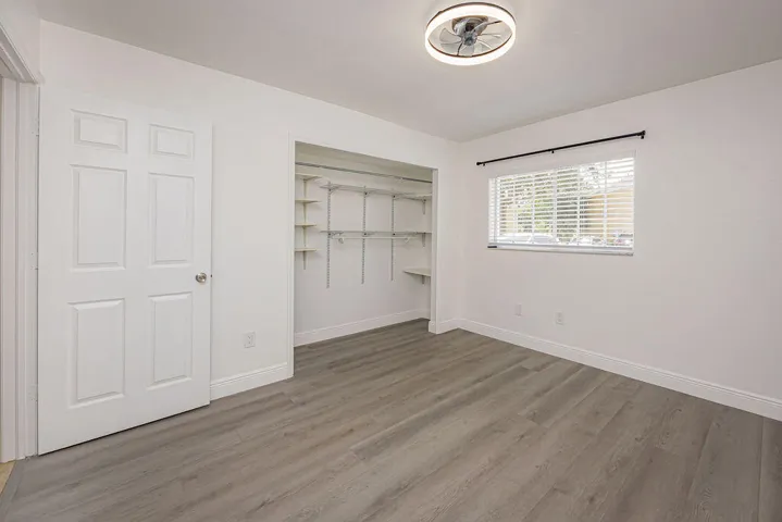 CLOSET DOORS TO BE INSTALLED