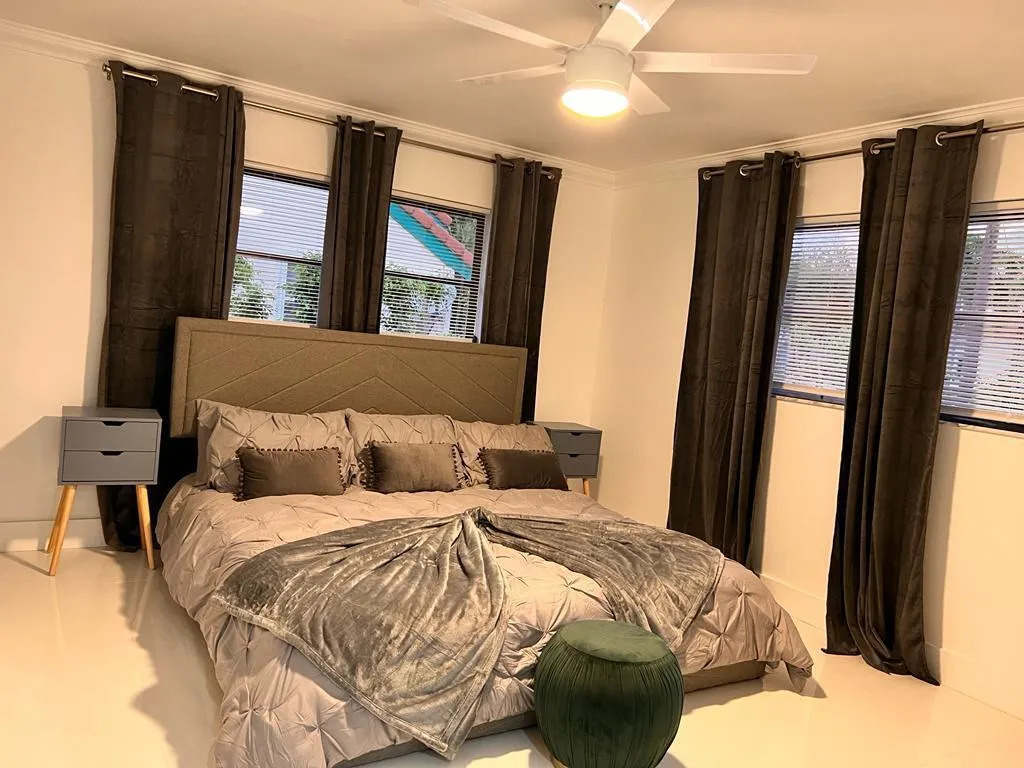 Light-toned flooring with a subtle sheen