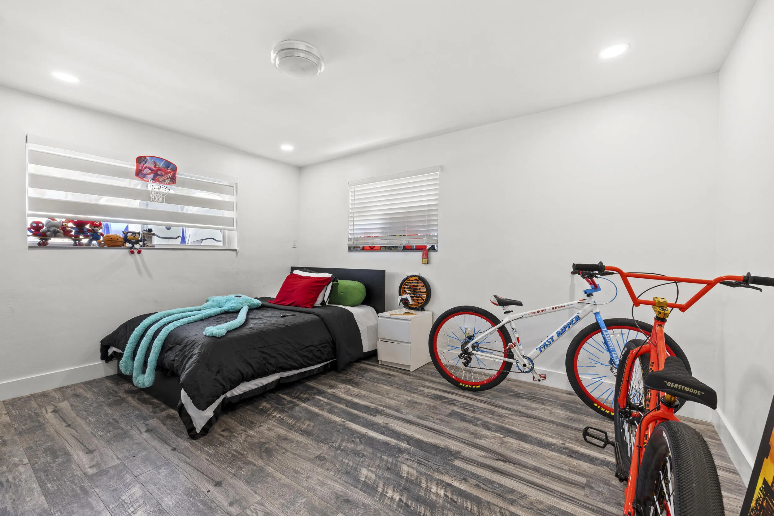spacious bedrooms