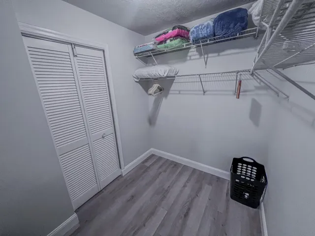 Primary walk in closet