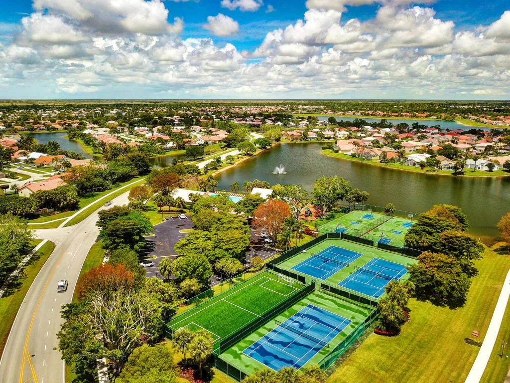 Color pic of rec center aerial