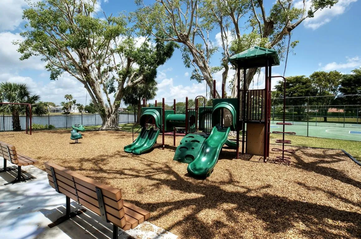 Lakes playground slides