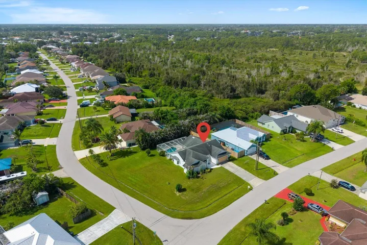 Aerial Corner Lot