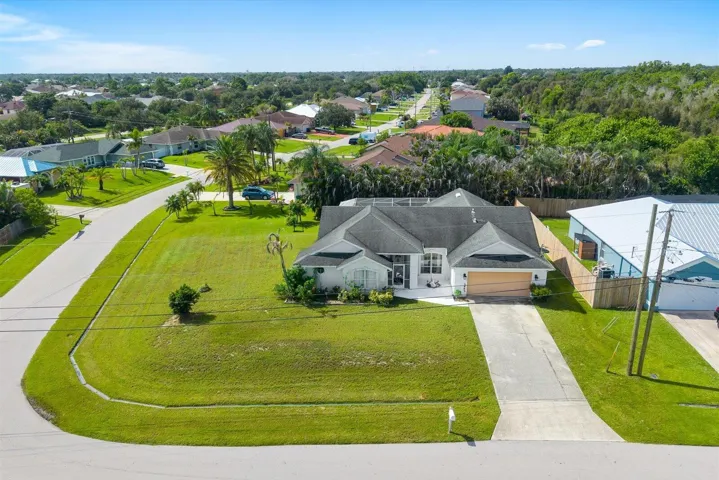 Aerial Corner Lot