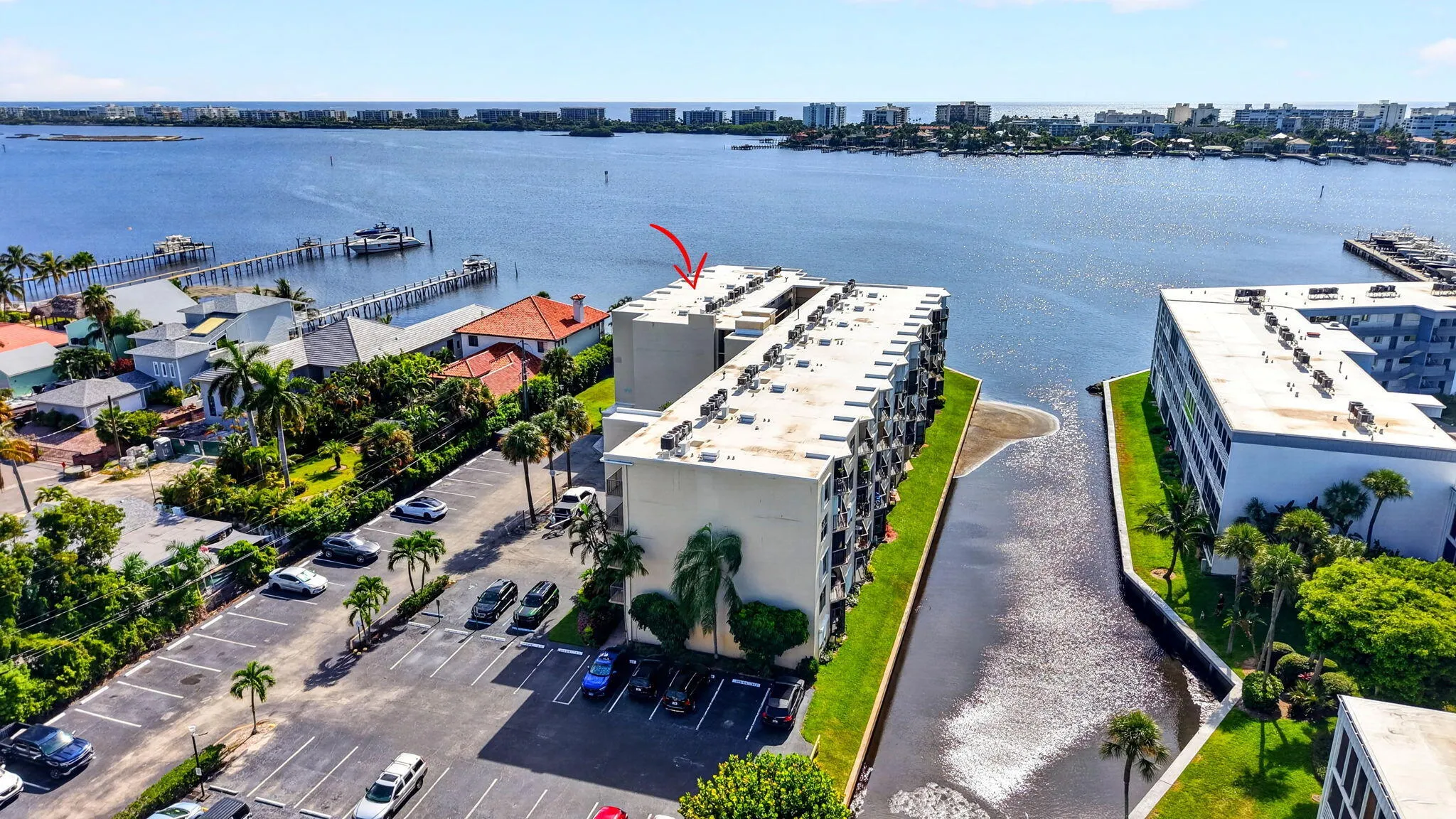 Aerial east views