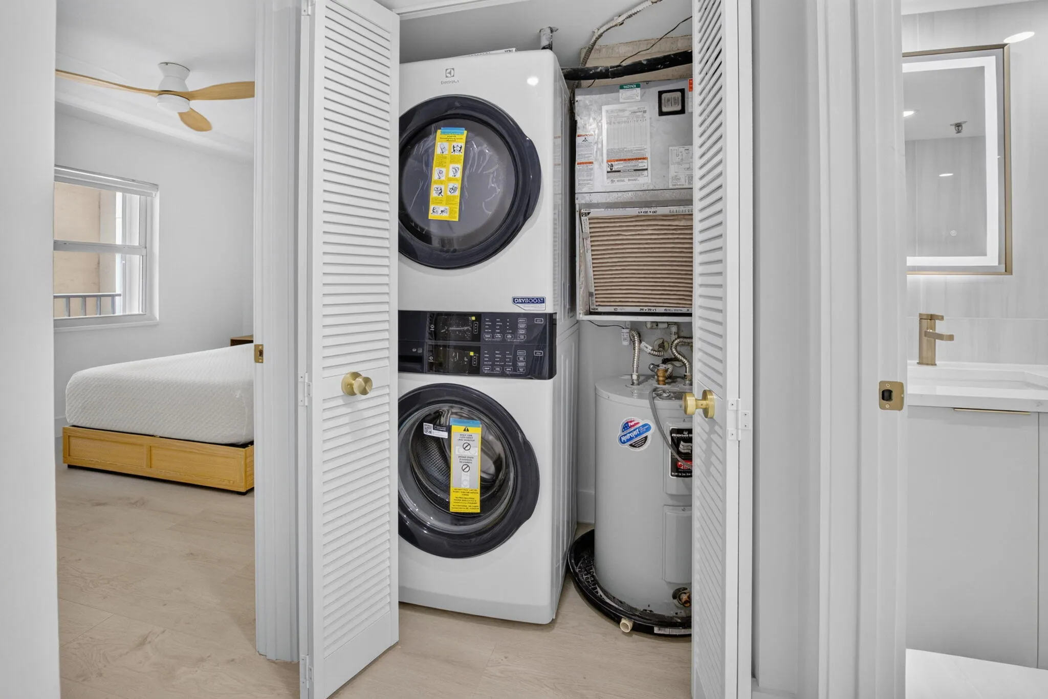 Washer Dryer inside