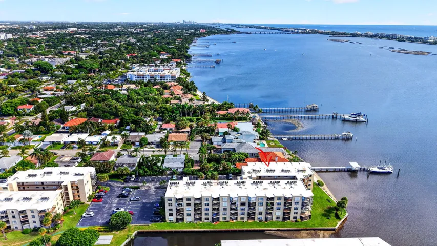 North Aerial water views