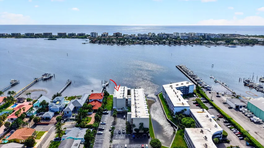Aerial intracoastal water views
