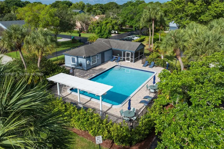 Community Pool Aerial