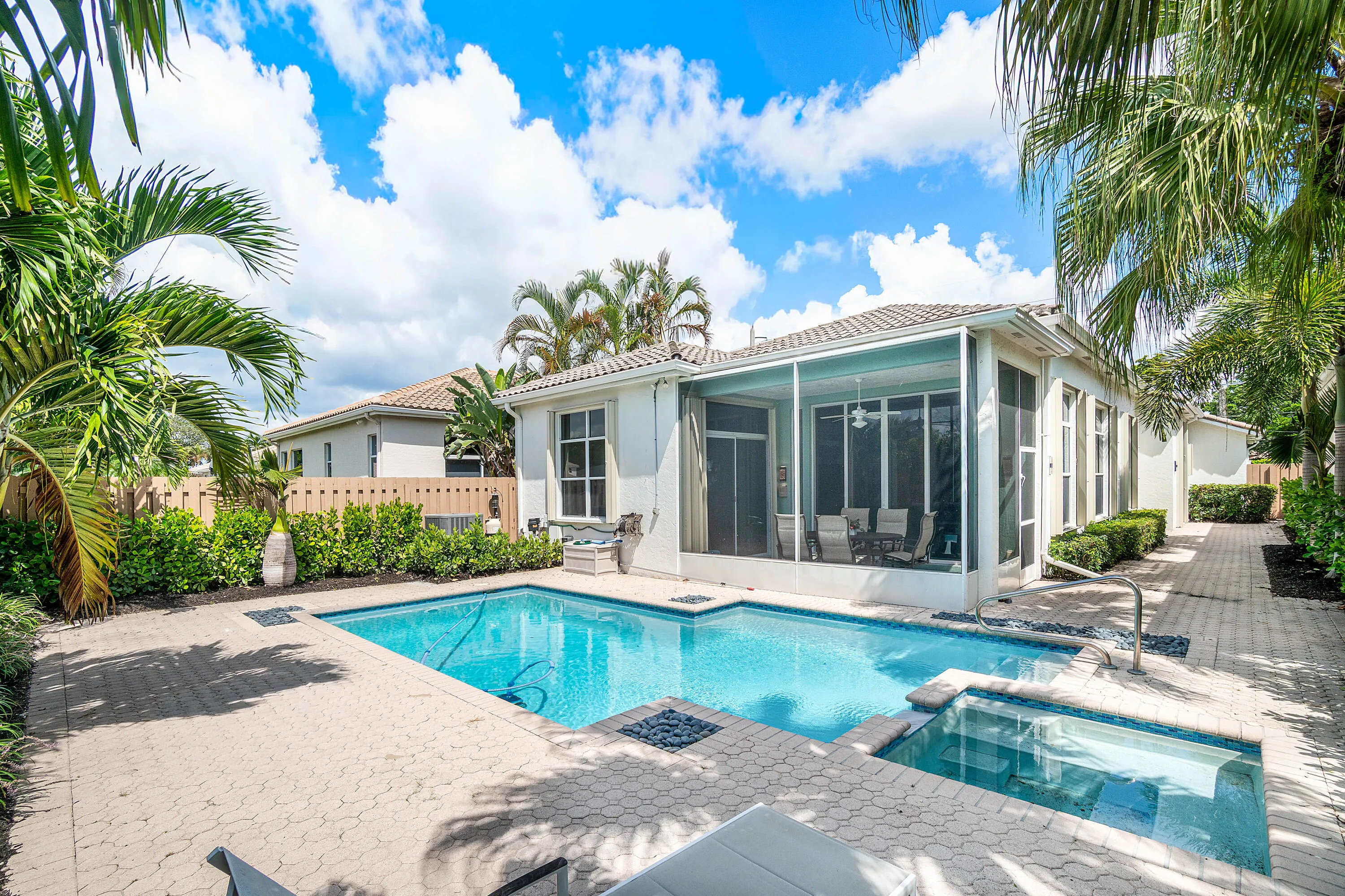 Pool and Back of home