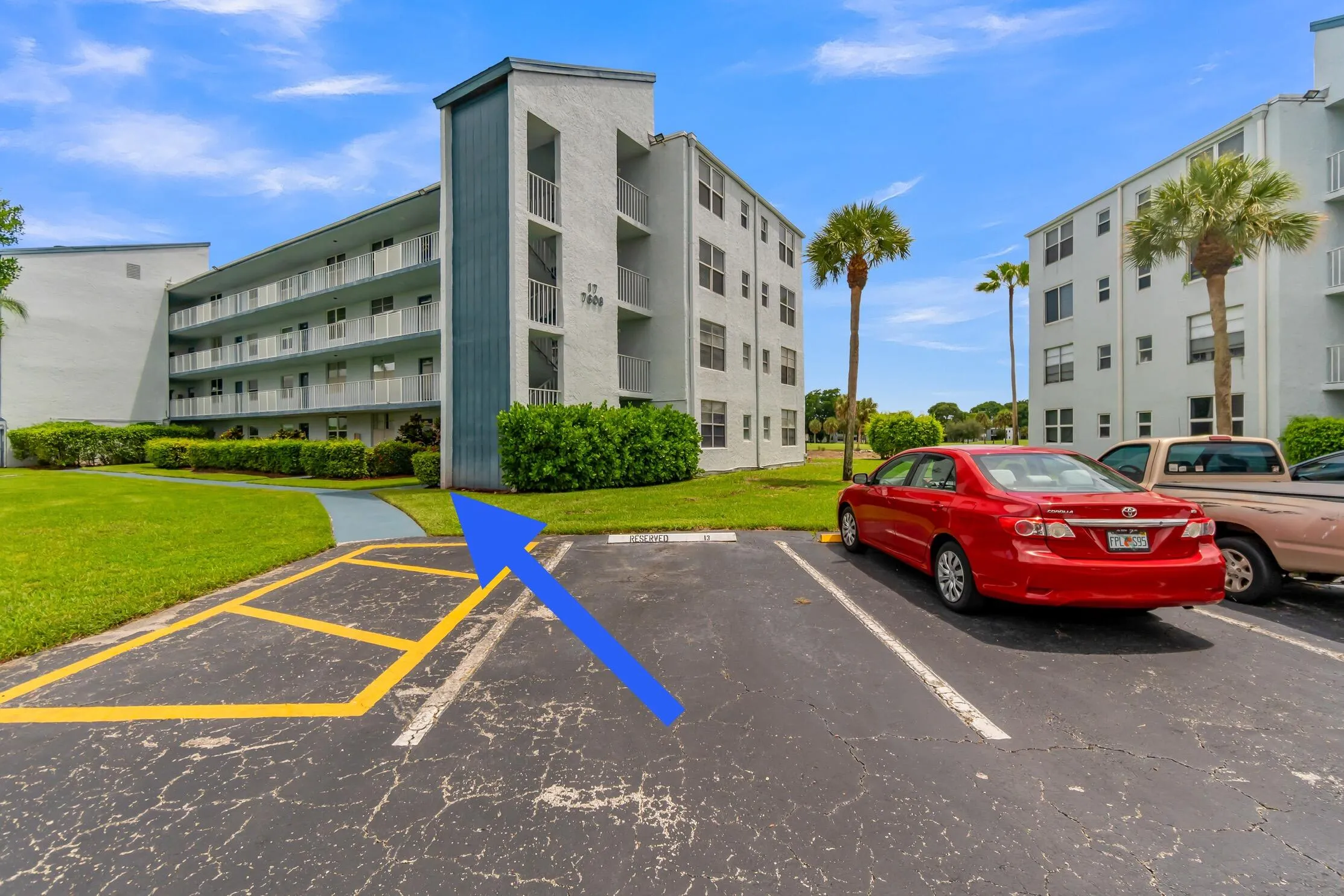 ASSIGNED PARKING SPOT #13, IN FRONT OF UNIT, BUILDING 17