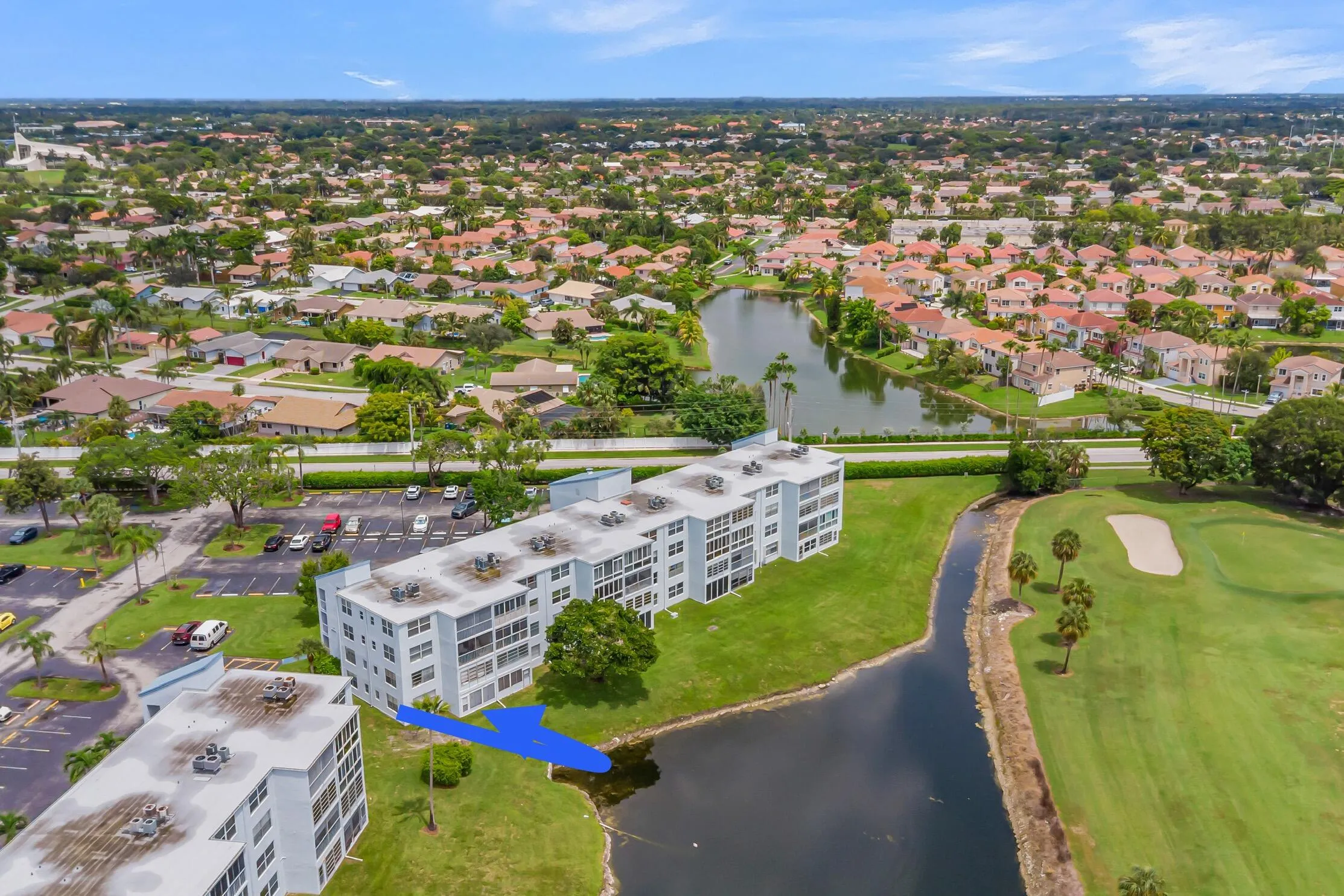 REAR VIEW OF UNIT, WATER VIEWS