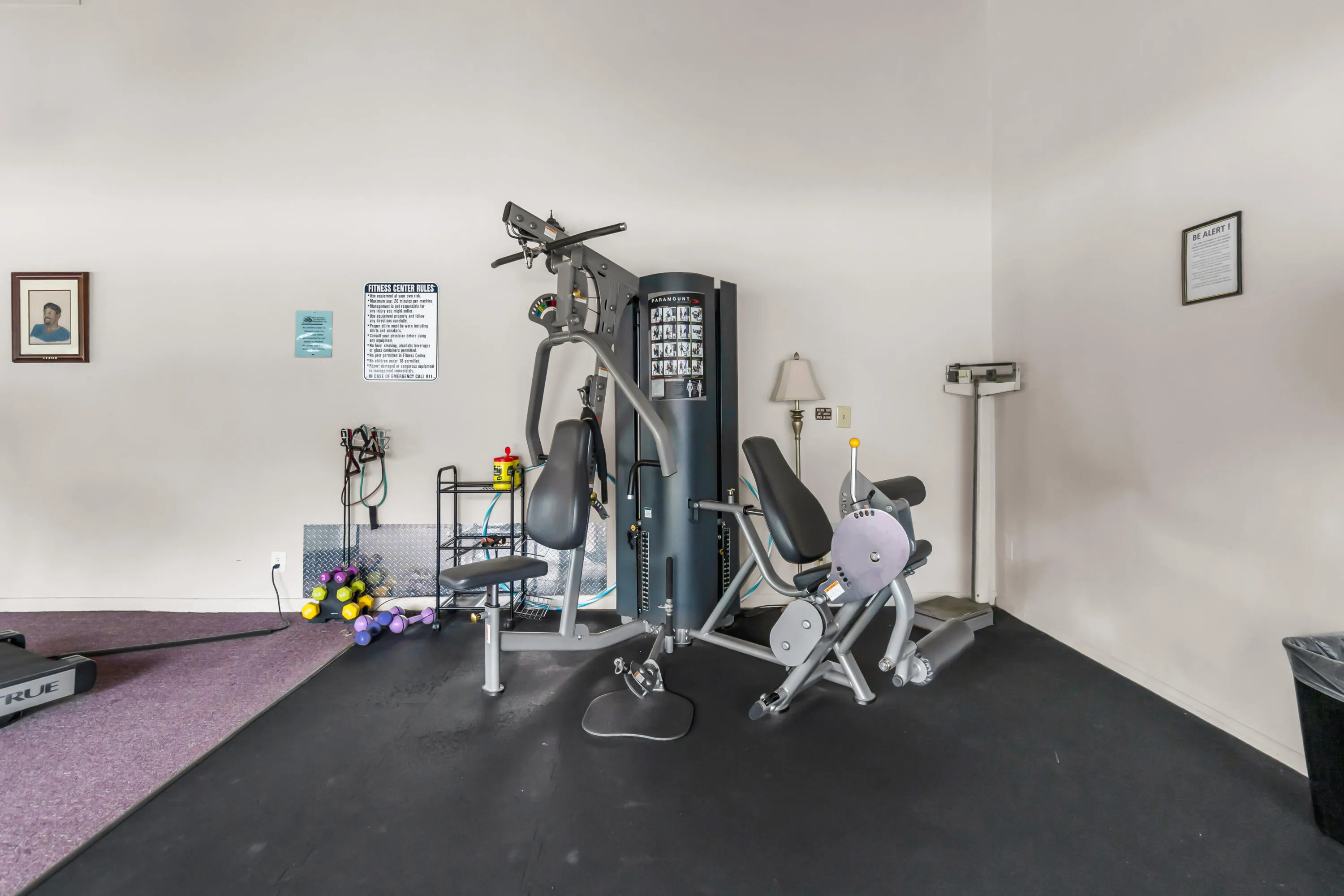 EXERCISING ROOM