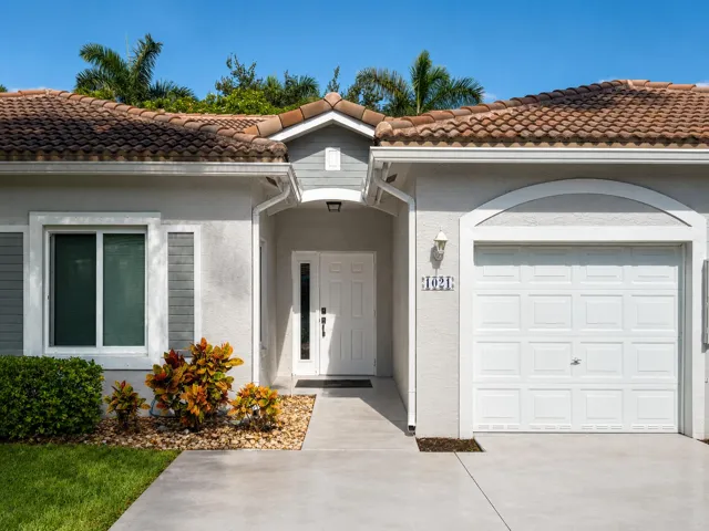 front of the house