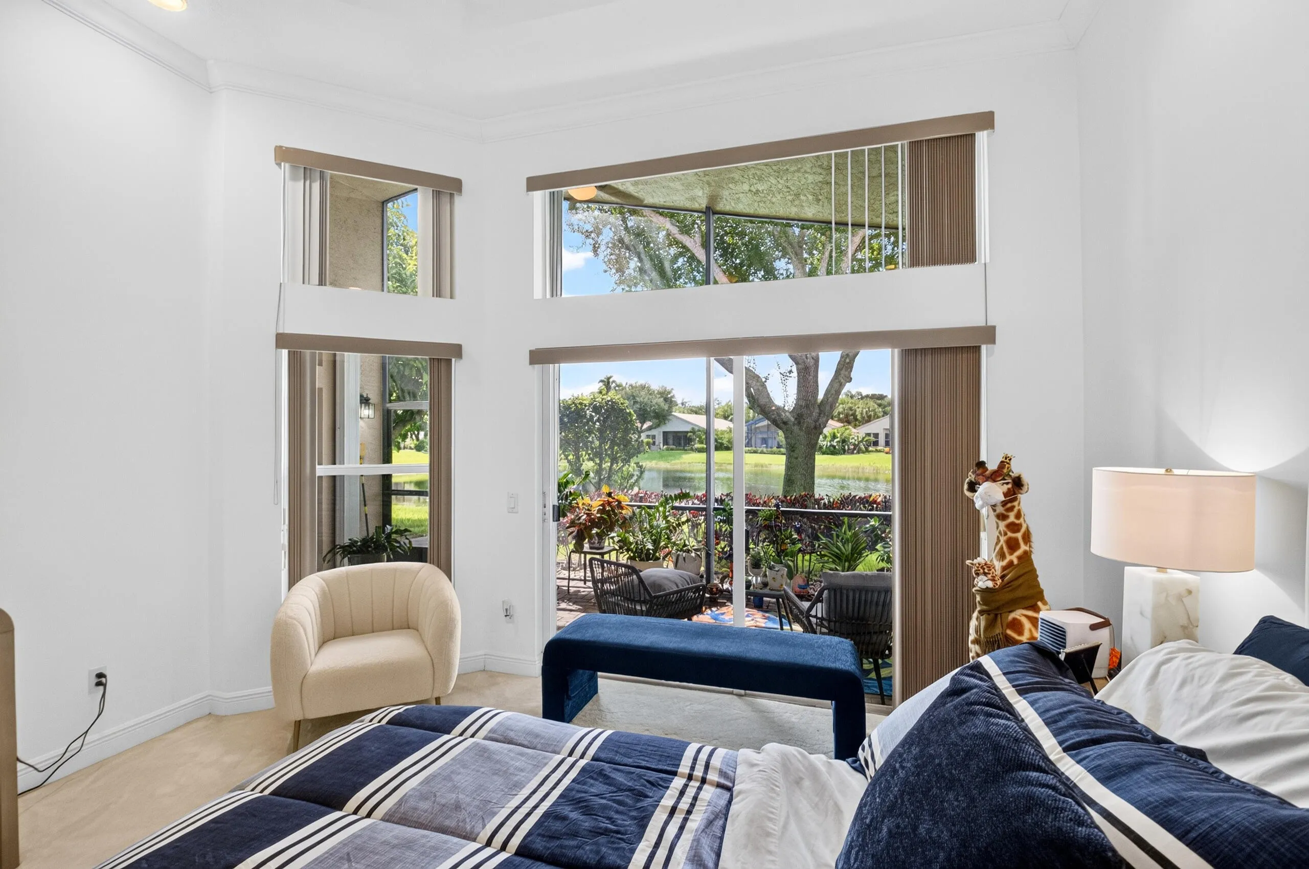 Convenient Sliding Glass Door Going out to the Lanai to Relax & Enjoy