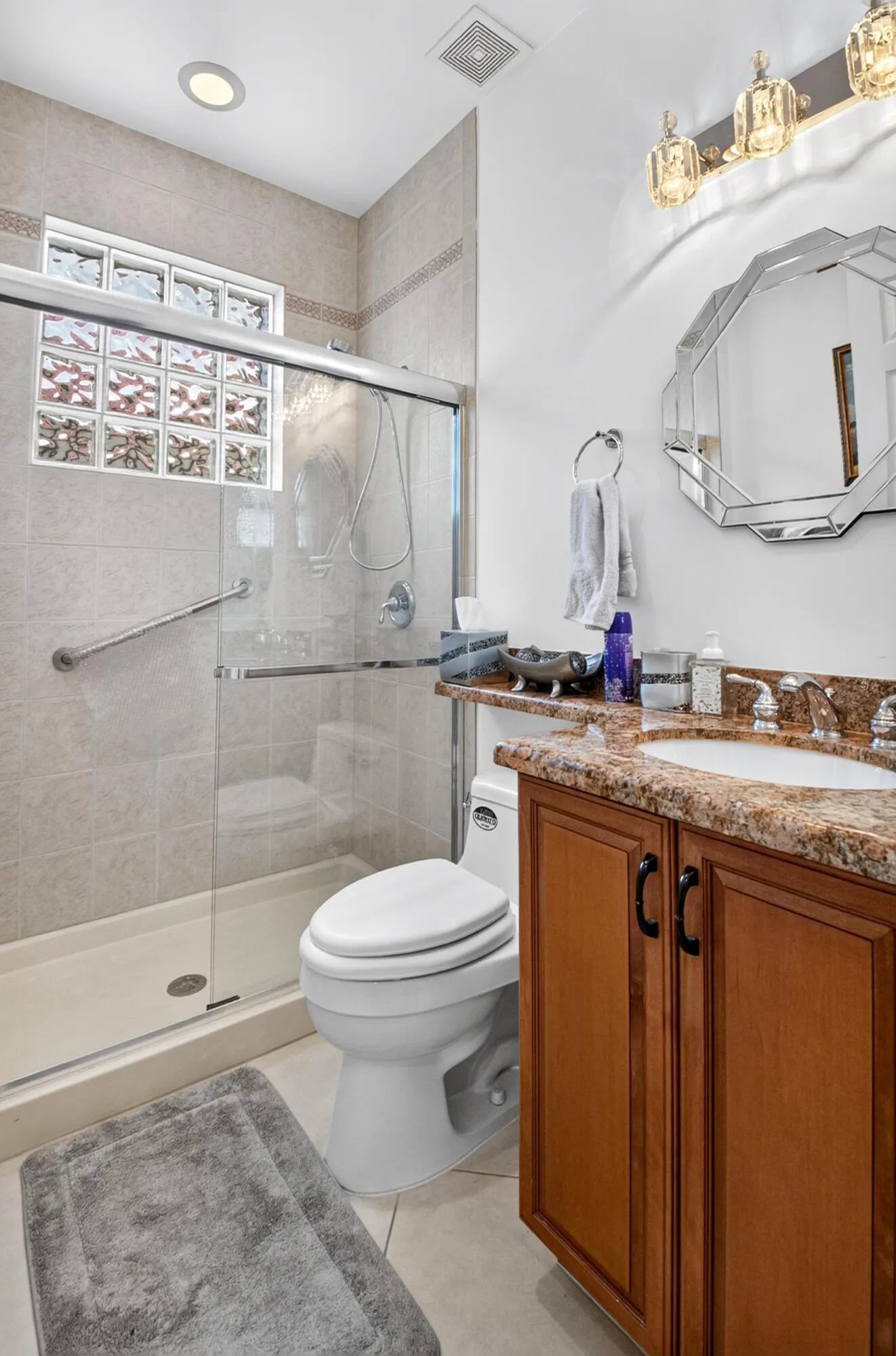 Upgraded Guest Bathroom
