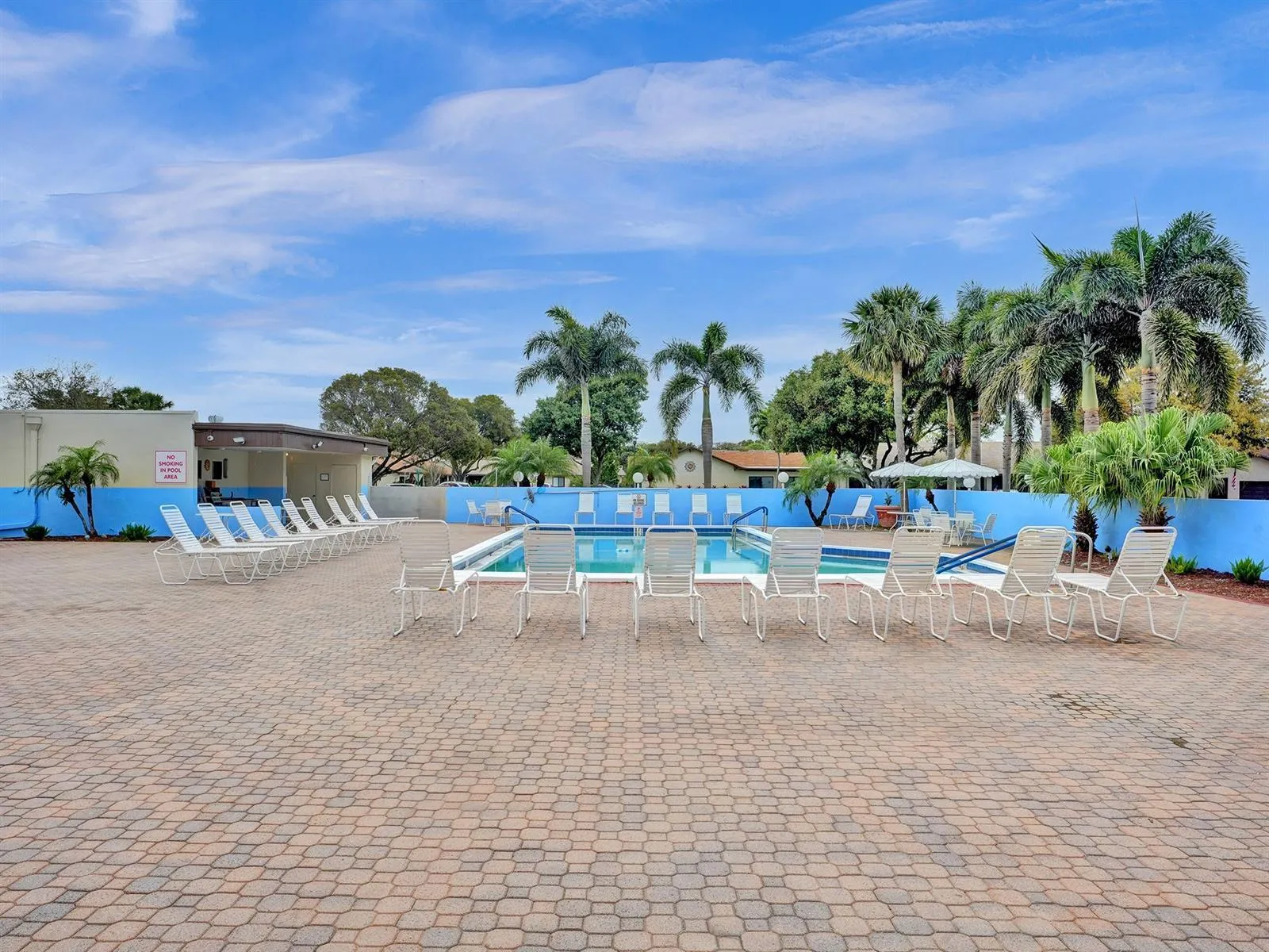 Pool deck!