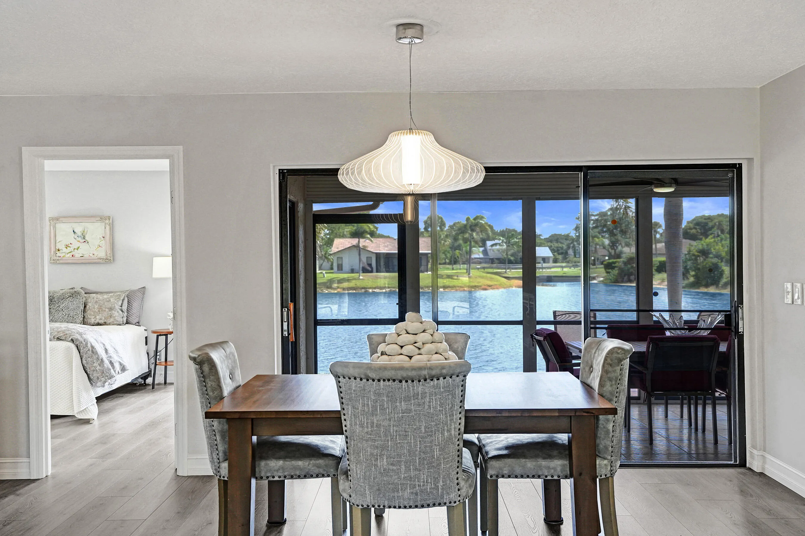 Formal dining up close, look at the view while you eat!