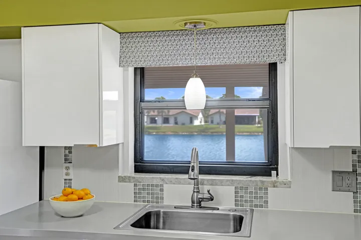 View from the sink of the kitchen!