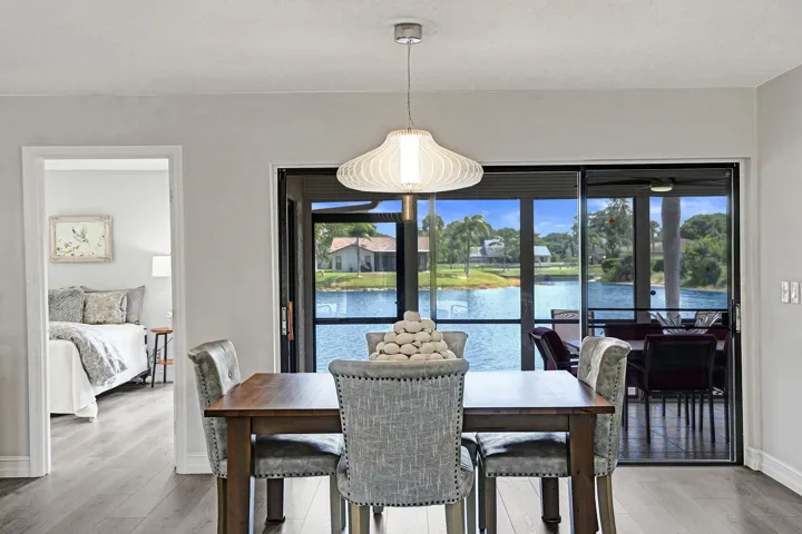 Formal dining up close, look at the view while you eat!