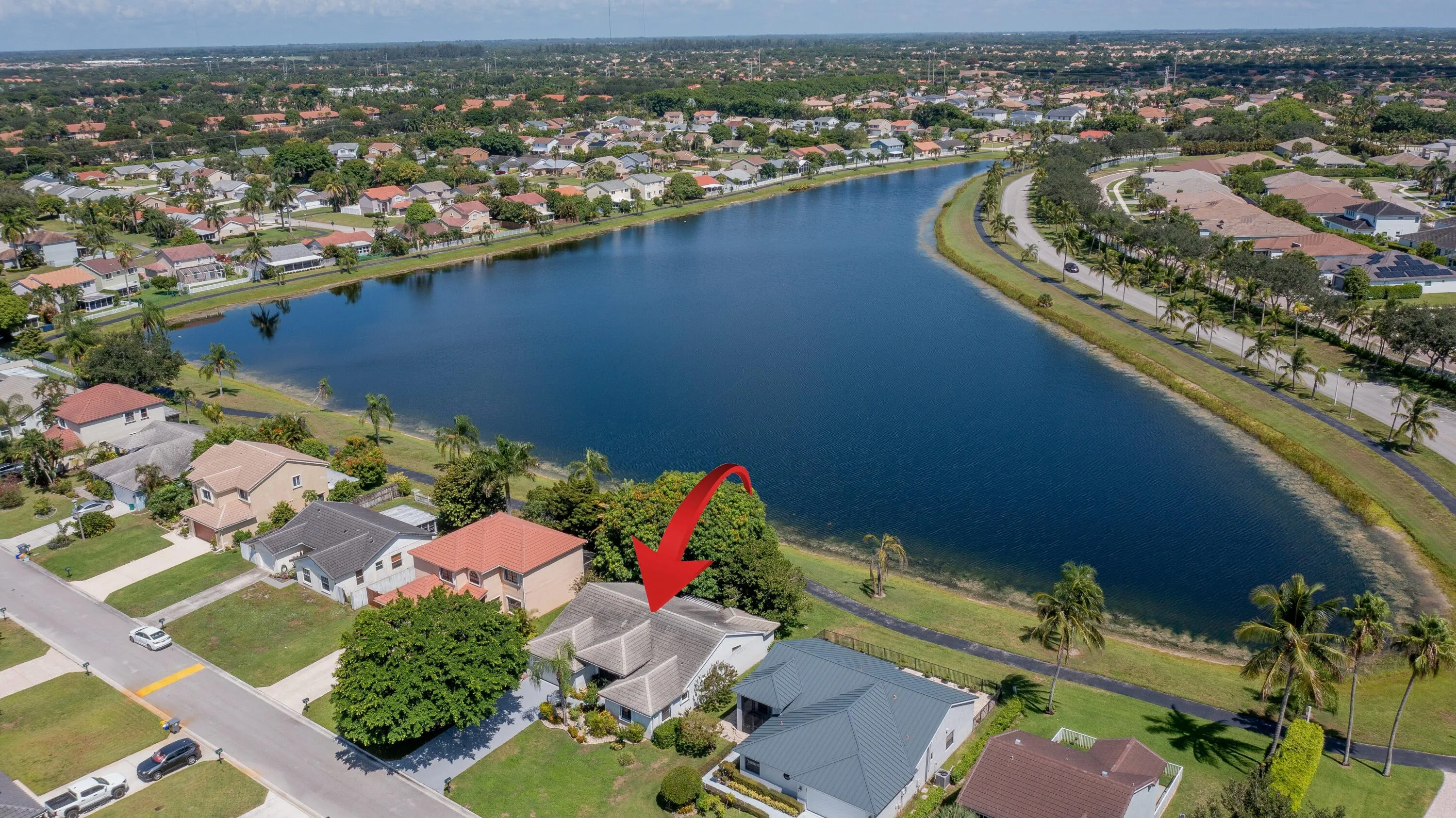Aerial Lake View location