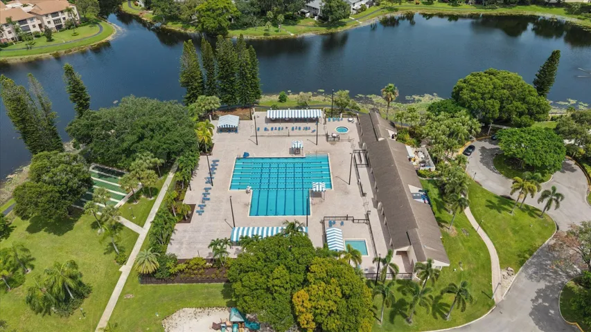 The Township - overhead pool view
