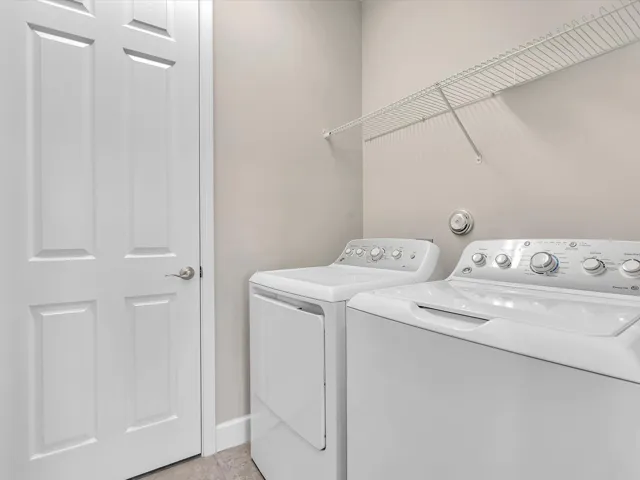 Laundry upstairs