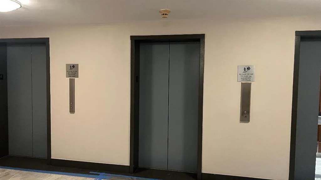 elevator bank