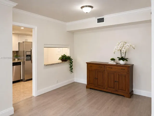 Breakfast dining area