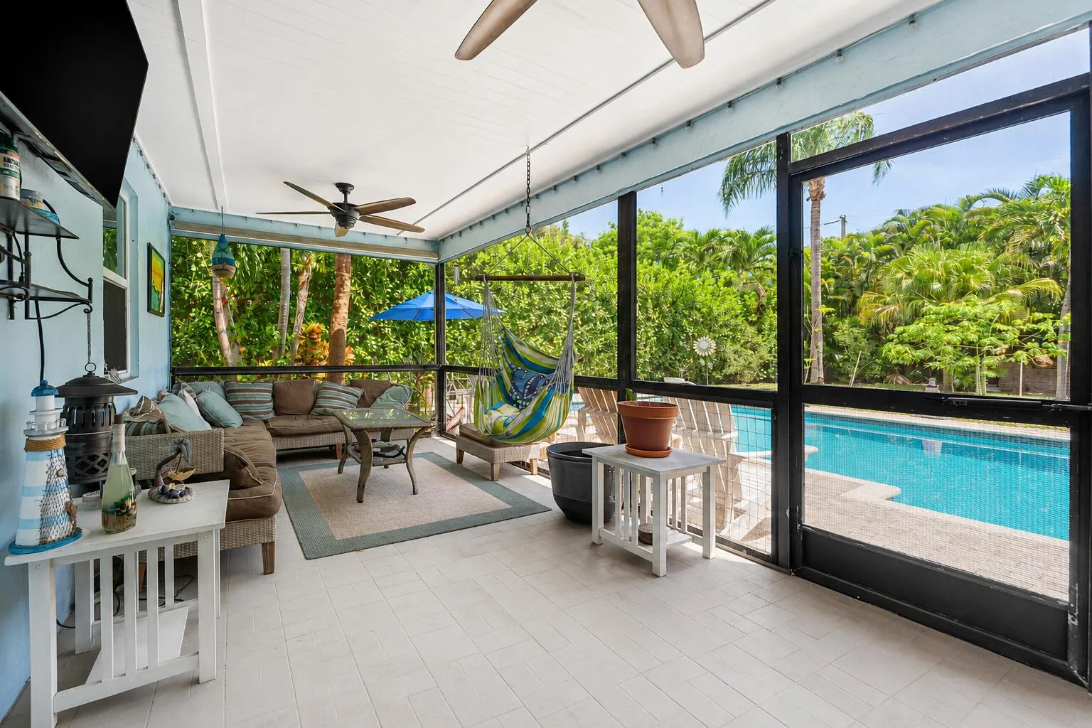 Covered patio