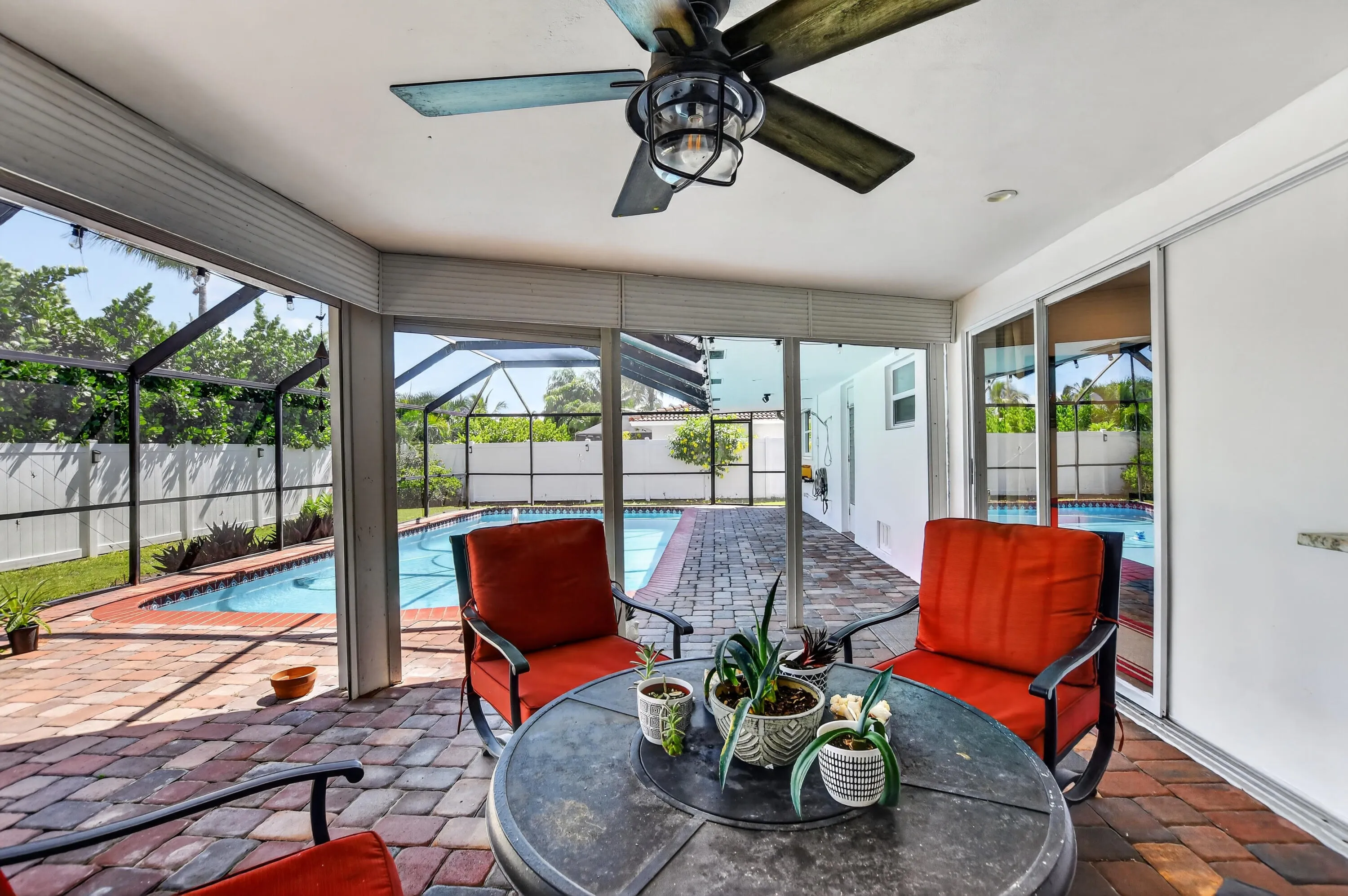 Covered patio